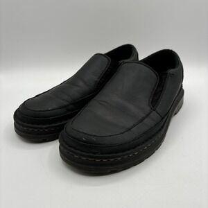 Dr. Martens Hickmire Slip-On Shoes Men's Size 9 Black Leather Slip On